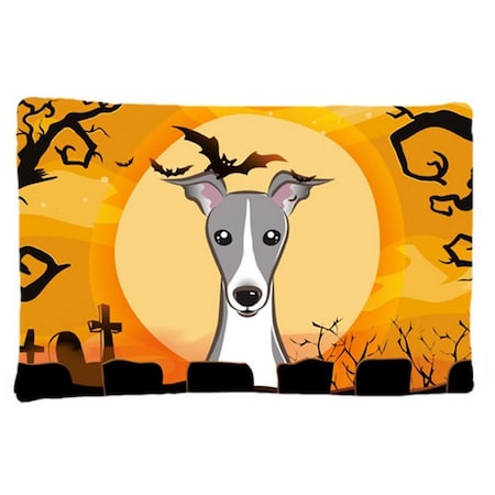 Jensendistributionservices Halloween Italian Greyhound Fabric Standard Pillowcase MI2556820